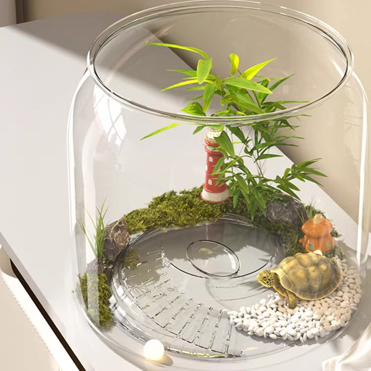 【旗舰店正品】乌龟饲养缸家用鱼缸客厅小型养乌龟专用箱生态造景