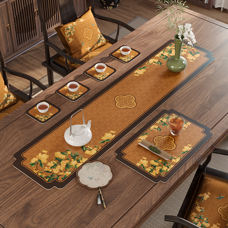 丹青物语硅藻泥吸水茶席可定制