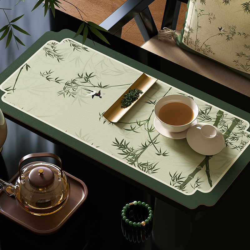 新中式禅意茶席硅藻泥