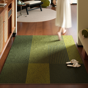 间青现代中式 丝圈入户地垫加厚PVC地毯除尘刮沙耐磨可裁剪软脚垫