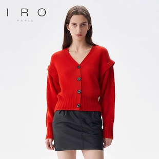 Night 时尚 2025年冬季 开衫 毛衣IWF341M00900 V领针织衫 IRO