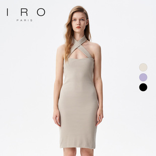 轻奢紧身裙修身 2025年夏季 收腰针织连衣裙WM33AHIGA23S Night IRO