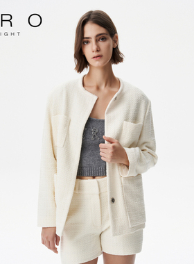 IRO NIGHT 2025年冬季圆领慵懒小香风外套上衣WP07FINASPE223W