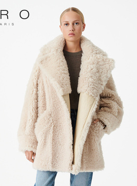【唐艺昕同款】IRO NIGHT 2025年皮毛一体皮草外套WM06MOLANA22W