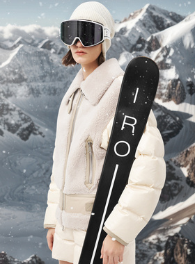 IRO NIGHT 2025年冬季拼接鹅绒保暖立领羽绒服WC137IQUCW2391423W