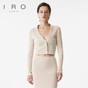 IRO NIGHT 2026春季修身针织开衫WP13GIUSTA23S