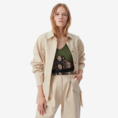 NIGHT 2026年春季 长袖 IRO 直筒宽松棉麻衬衫 外套WP18NOLANI25S