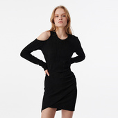 IRO 连衣裙收腰小黑裙WP33KRISSASPE25S 露肩长袖 NIGHT 2026年春季