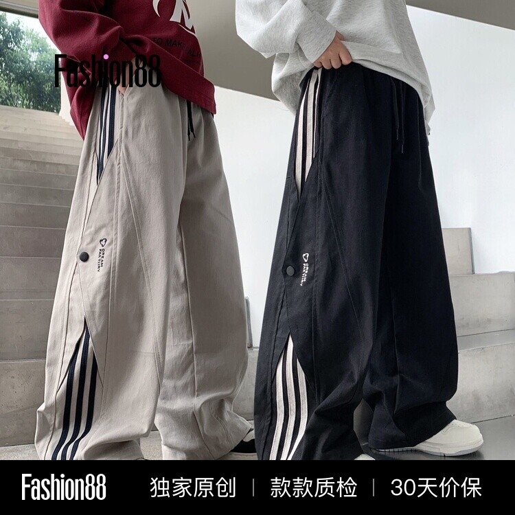 童装男童运动裤秋冬2026新款中大童裤子男孩春装儿童休闲阔腿长裤