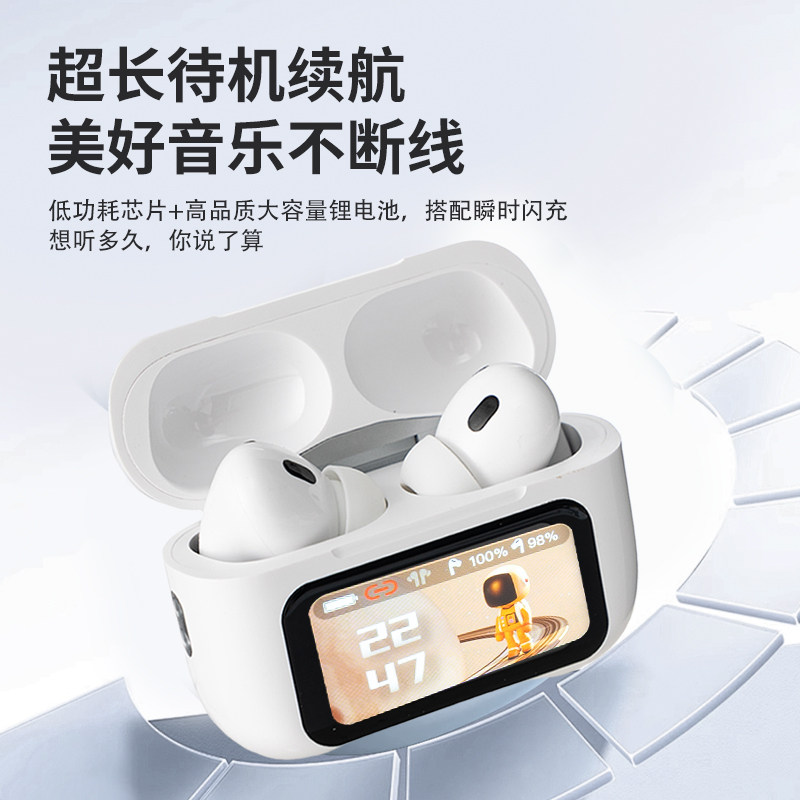 华强北新款触控屏蓝牙耳机多功能