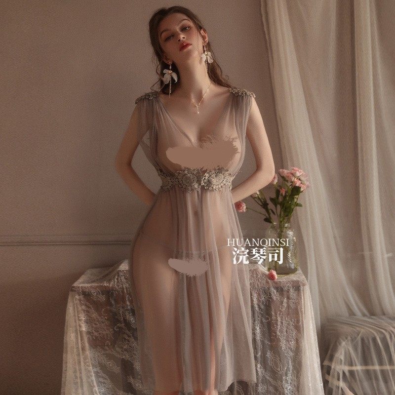 大码女装性感蕾丝吊带睡裙睡衣
