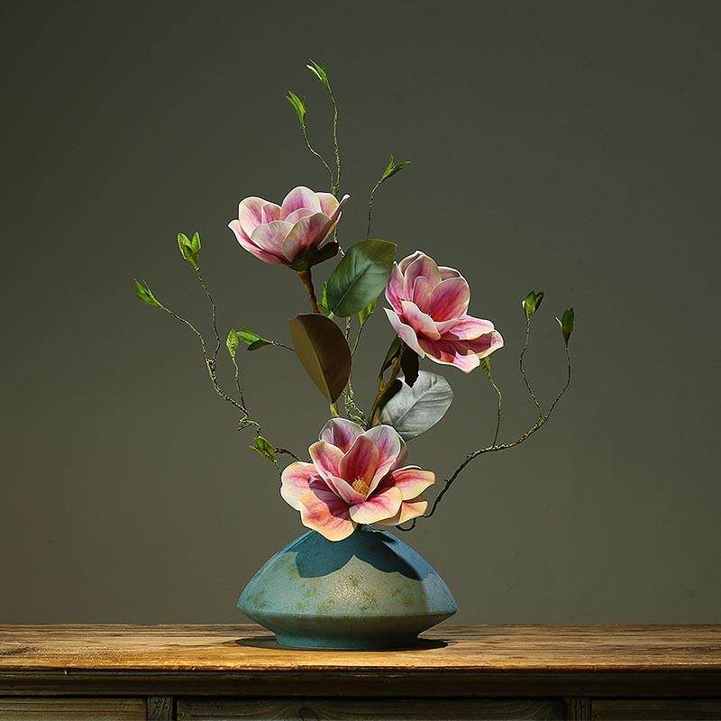 景德镇陶瓷复古花瓶摆件创意仿真花插客厅电视柜新中式家居装饰品,家居饰品,花瓶,淘宝优惠券,粉丝福利购,淘宝优惠卷