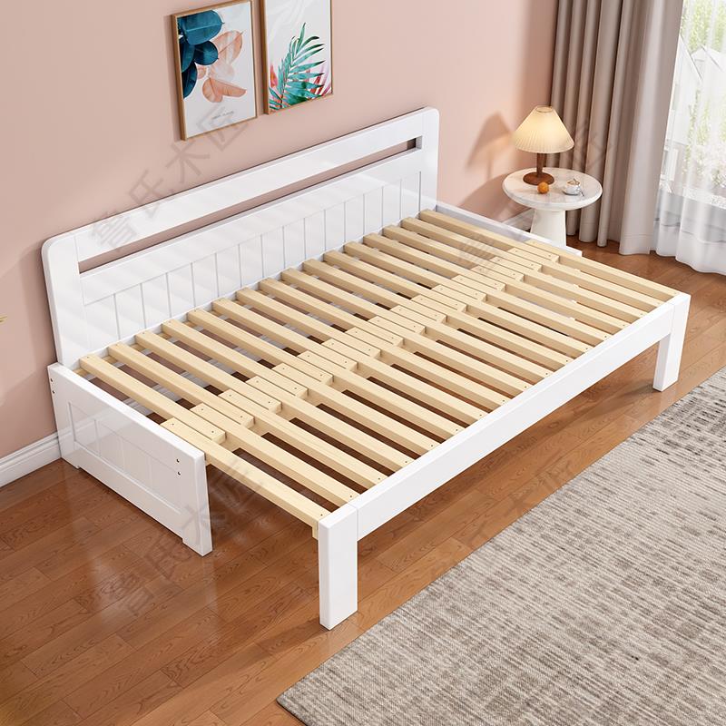 实木沙发床折叠两用多功能客厅单人床双人床小户型抽拉伸缩推拉床