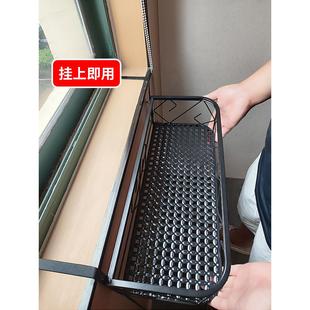 栏杆悬挂阳台花架置物架挂架铁艺窗台花架子室内护栏绿萝多肉花盆