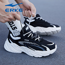 防水皮面青少年学生网面跑步鞋 鸿星尔克运动鞋 新款 2025秋冬季 男鞋