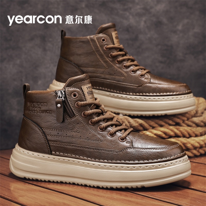 意尔康男鞋官方旗舰店正品