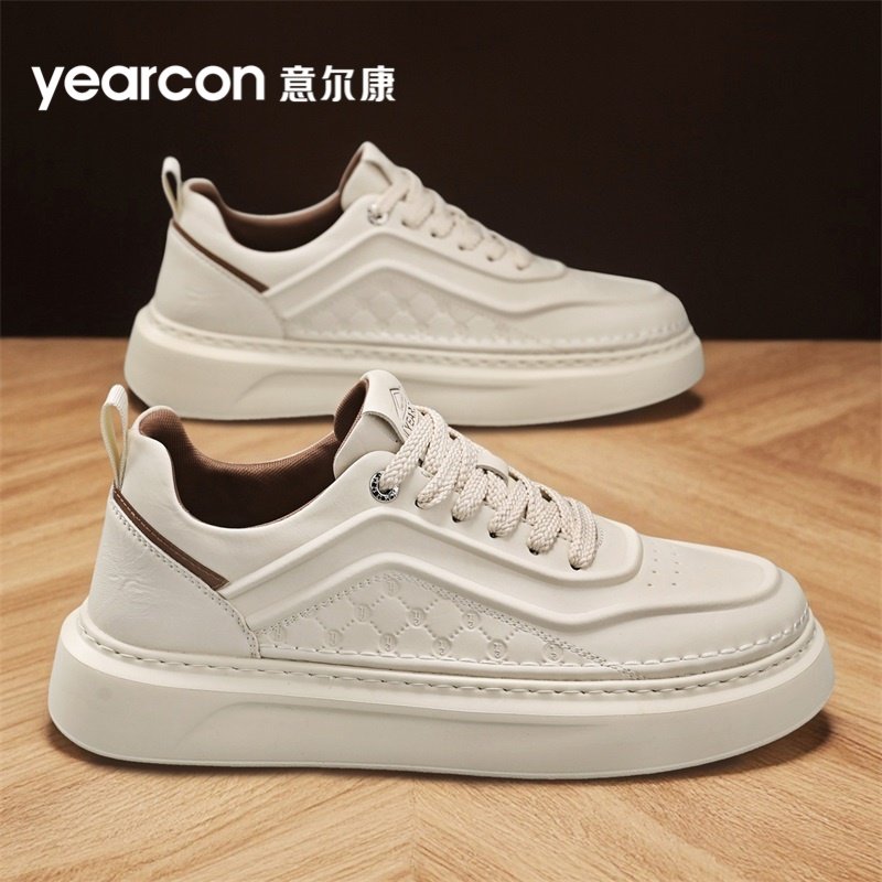 意尔康小白鞋男款2026新款秋季爆款男鞋低帮板鞋百搭休闲男生鞋子,流行男鞋,休闲板鞋,淘宝优惠券,粉丝福利购,淘宝优惠卷
