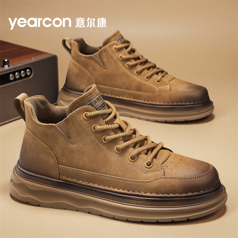 意尔康男鞋官方旗舰店正品