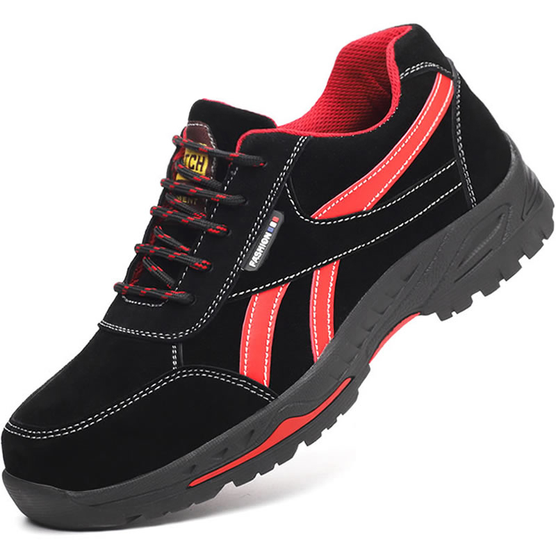 劳保鞋男靴子一脚蹬电焊防护高帮焊工鞋钢包头安全鞋防砸防穿刺