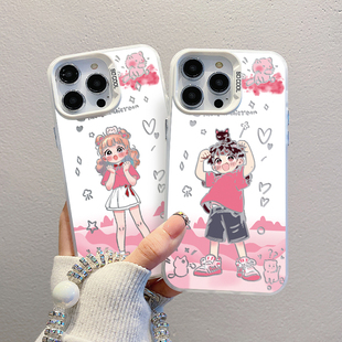 k11 ace3高级感findx7全包ace2v彩银reon9por不撞壳一加12男女款 10pro套1 粉色情侣适用oppore手机壳新款