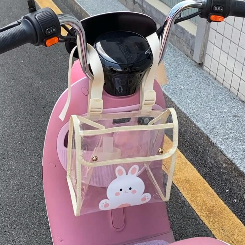 电动车通用防水挂包前置物兜挂袋自行车电瓶摩托车可爱挂物包