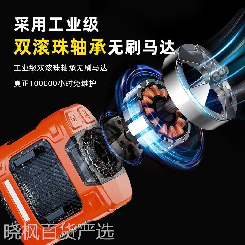 赤甲创新晶甲小风壶2024新款便携式户外随身挂腰工地风扇降温制冷