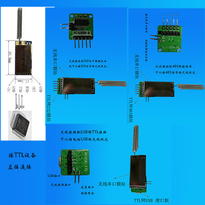 无线串口模块433MHZ /无线UART数传/无线232/无线单片机串口通讯