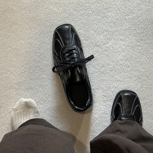 cleanfit德训鞋男老钱风极简高级