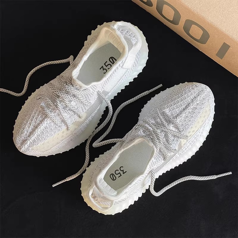 椰子鞋350男女2025新款白满天星