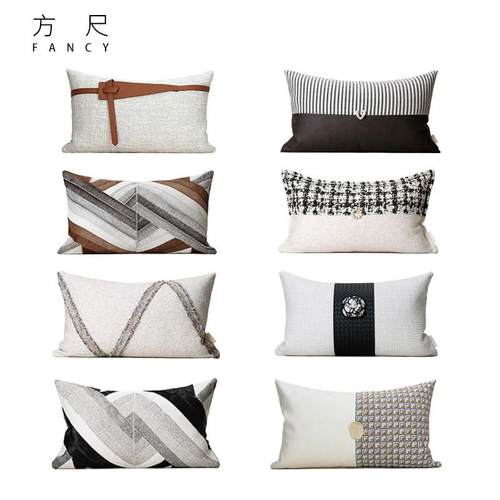 FUNCHILL轻奢小众酒店样板间沙发靠包乔迁礼物高级抱枕设计师腰枕