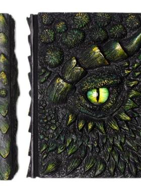 Deluxe Animated Dragon Book龙之书树脂工艺品A5手账本摆件酷炫