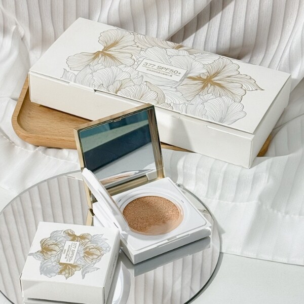 377防晒美白遮瑕CC霜隔离保湿补水提亮肤色BB霜隔离气垫四合一55