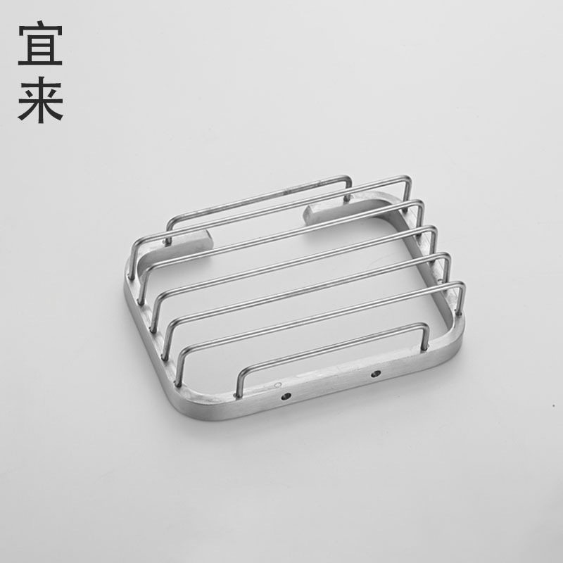 304不锈钢肥皂架皂网厕所拉丝卫生间香皂盒沥水置物架肥皂盒浴室