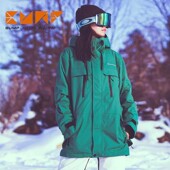 滑雪服断码 清仓199 件起 BUMP男女款 双单板连帽保暖防水滑雪服