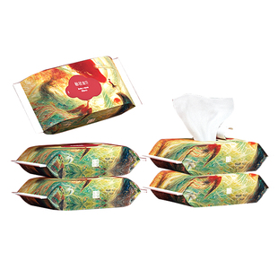 5包便携装 碧芭宝贝大鱼海棠加大加厚婴儿湿纸巾20抽 天猫U先