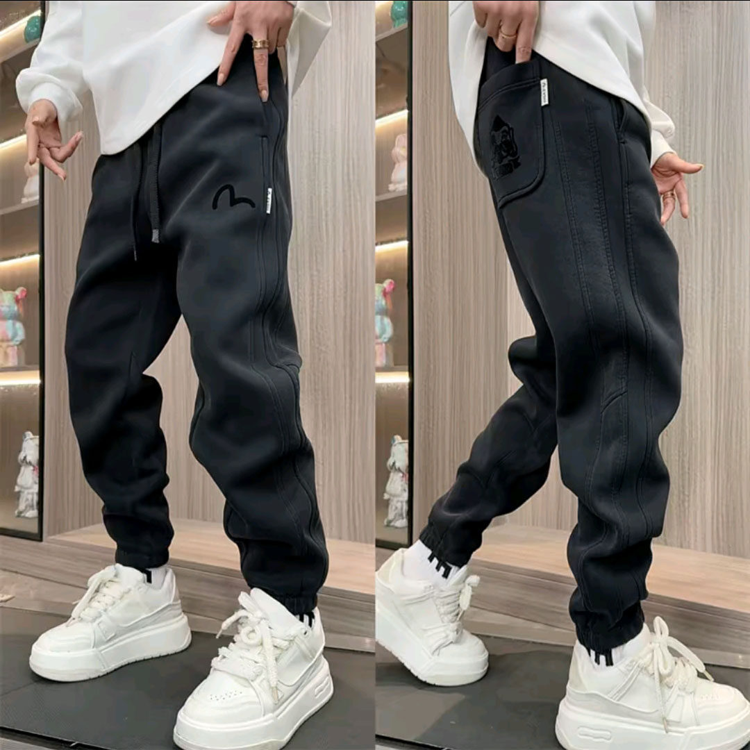 2025秋冬男士时尚百搭束脚卫裤水洗做旧色哈伦休闲运动九分裤子男,男装,卫裤,淘宝优惠券,粉丝福利购,淘宝优惠卷