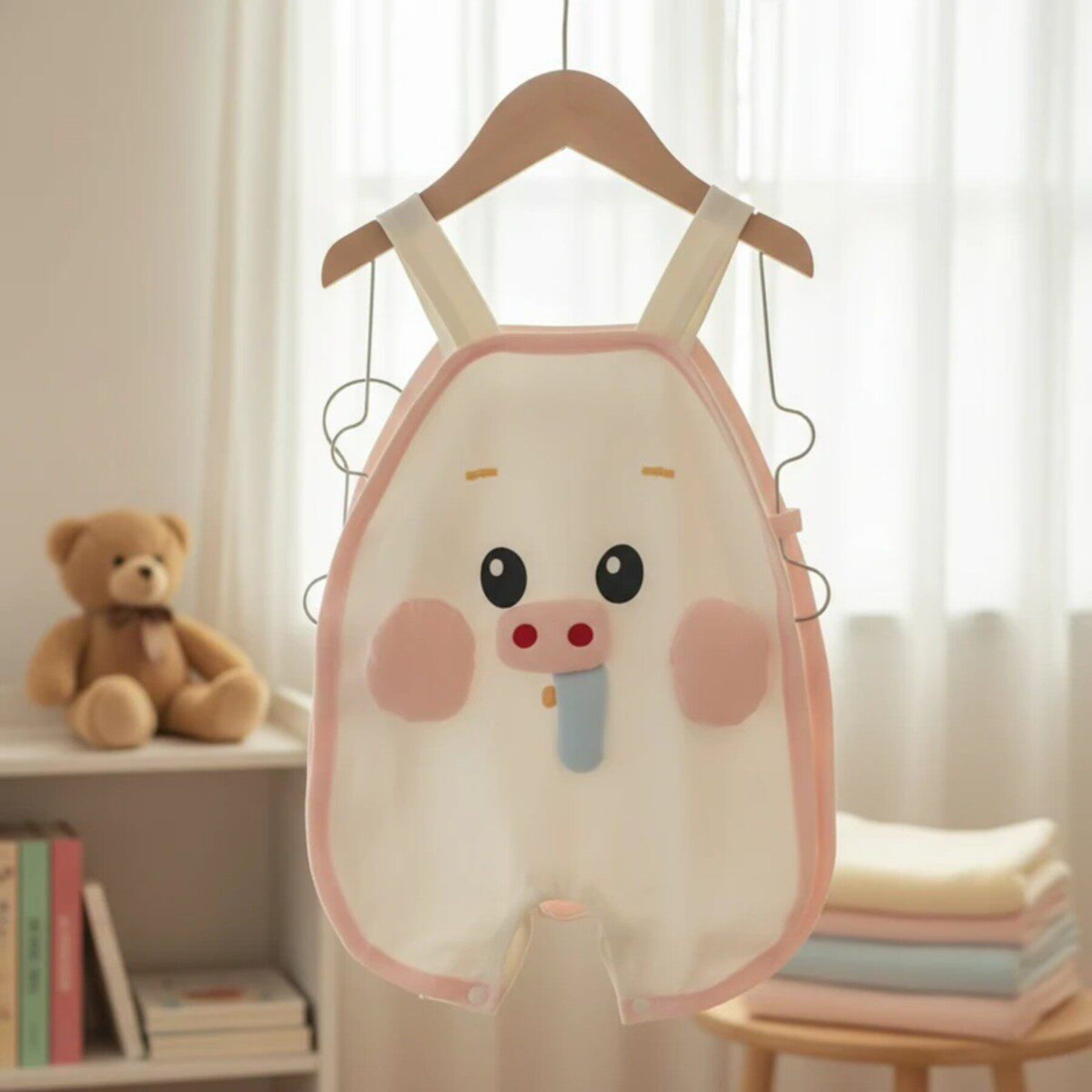 婴幼儿夏款可爱卡通琵琶服无骨柔软超萌时尚印花百搭休闲连体衣