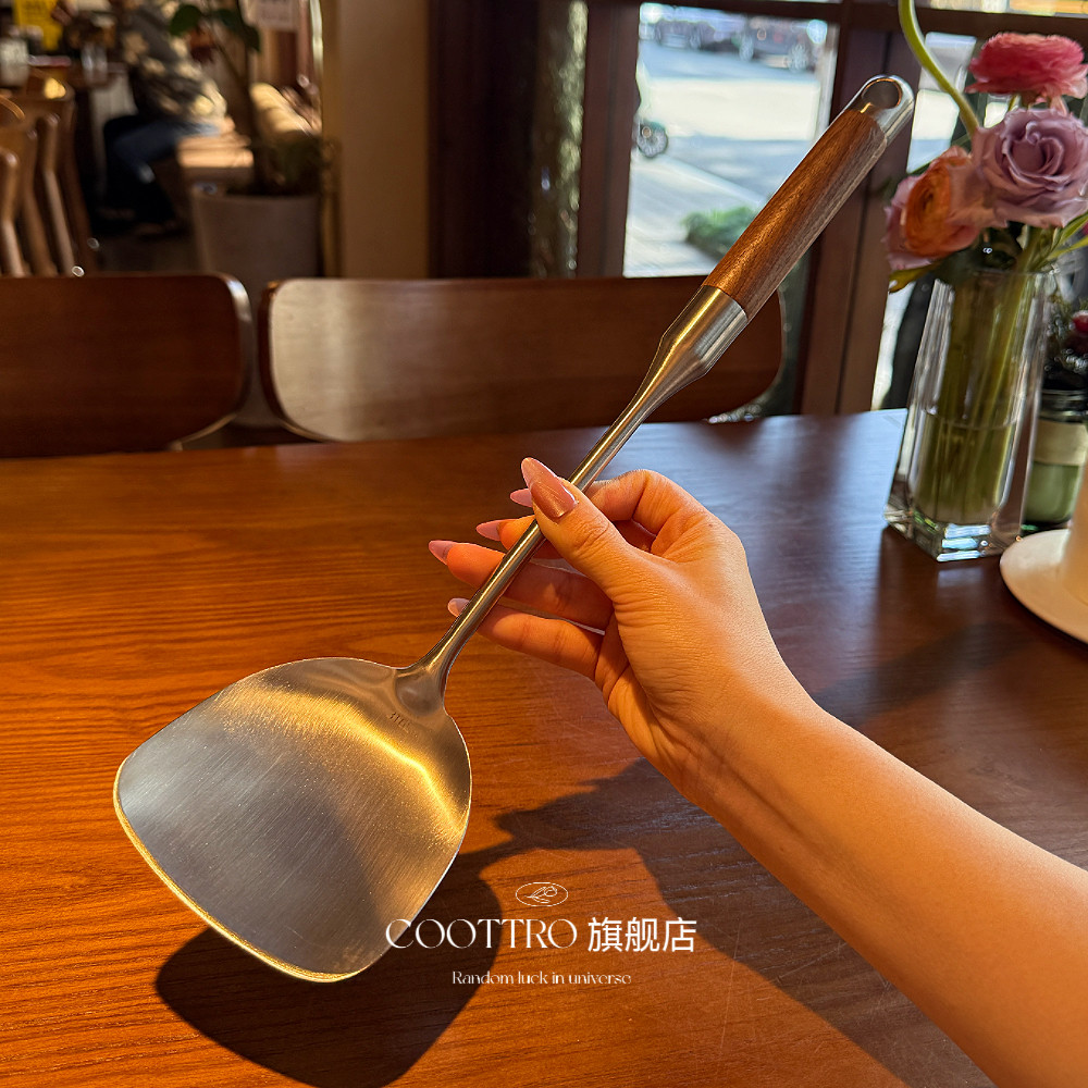 漂亮的锅铲来啦｜316L不锈钢锅铲炒菜铲子厨房炒铲家用烹饪厨具