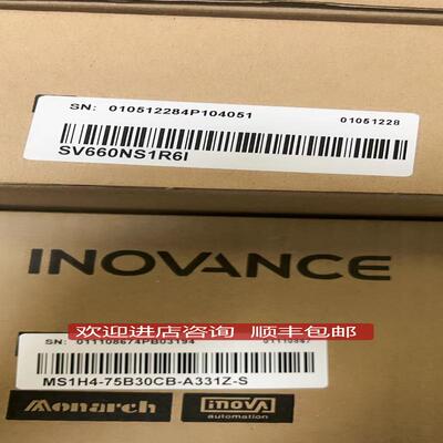 汇川电机伺服SV660NS1R6I SV660NS2R8I MS1H4-75B30CB-A33询价