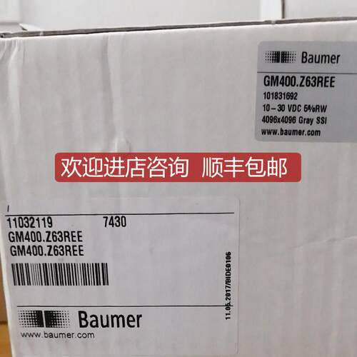 堡盟编码器Baumer。GM400.Z63REE询价