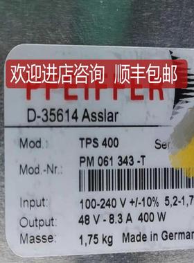 D-35614 Asslar普发 PFEIFFER电源TPS400询价