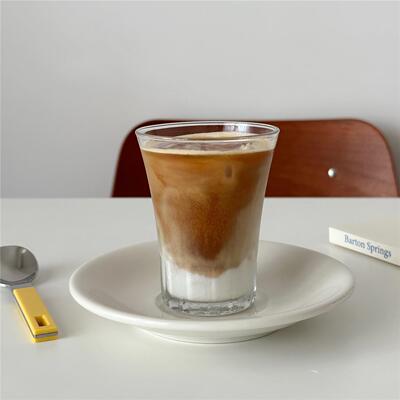 On the table - 法国进口钢化玻璃杯 dirty杯拿铁咖啡杯水杯210ml