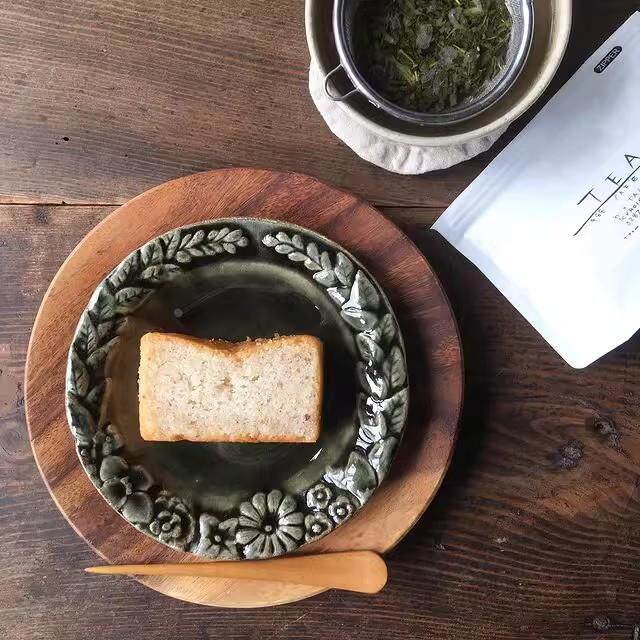 清仓包邮进口Chabatree天然柚木盘甜品点心零食碟杯托盘隔热木垫
