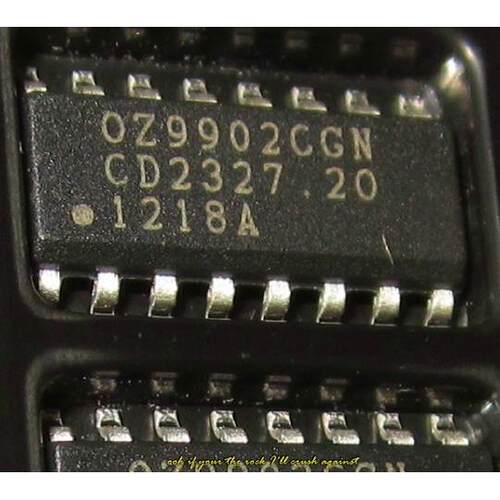 一个起【直拍】全新液晶电源芯片 OZ9902CGN OZ9902  贴片16脚