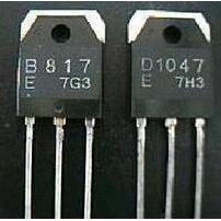 进口拆机 2SD1047 2SB817 D1047 B817大功率功放对管 一对3元
