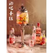 酒吧调酒 苦艾酒苦药酒滴壶冷水壶4头龙头开关Absinthe Dispenser