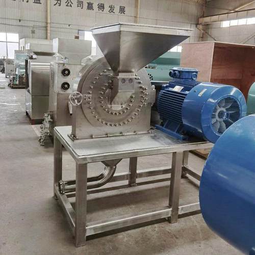 山东FS800型膨化玉米大米粉碎机不锈钢拉丝蛋白粉碎机