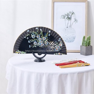 9英寸折扇 拍照扇子 木扇子 舞蹈扇子 汉服扇 可折叠 Anita新款