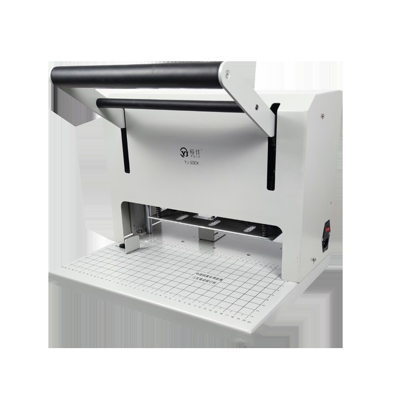 裕佳YJ-500X三孔打孔机电动打孔机三孔一线装订机人事档案装订机3