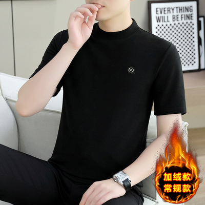 2025新款德绒打底衫男款短袖t恤